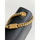 KATE MEDIUM IN LEATHER Black Gold-Metal High