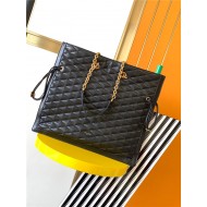 LE POCHON SHOPPING BAG IN QUILTED LAMBSKIN High