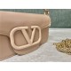 Valentino Garavani MINILOCO Crossbody Bag Calfskin Leather Nude-Pink High