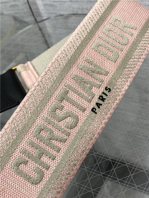 SHOULDER STRAP 'Christian Dior' Embroidery Pink High