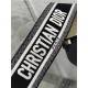 SHOULDER STRAP 'Christian Dior' Embroidery Black-Black High