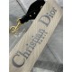 SHOULDER STRAP 'Christian Dior' Embroidery Grey High