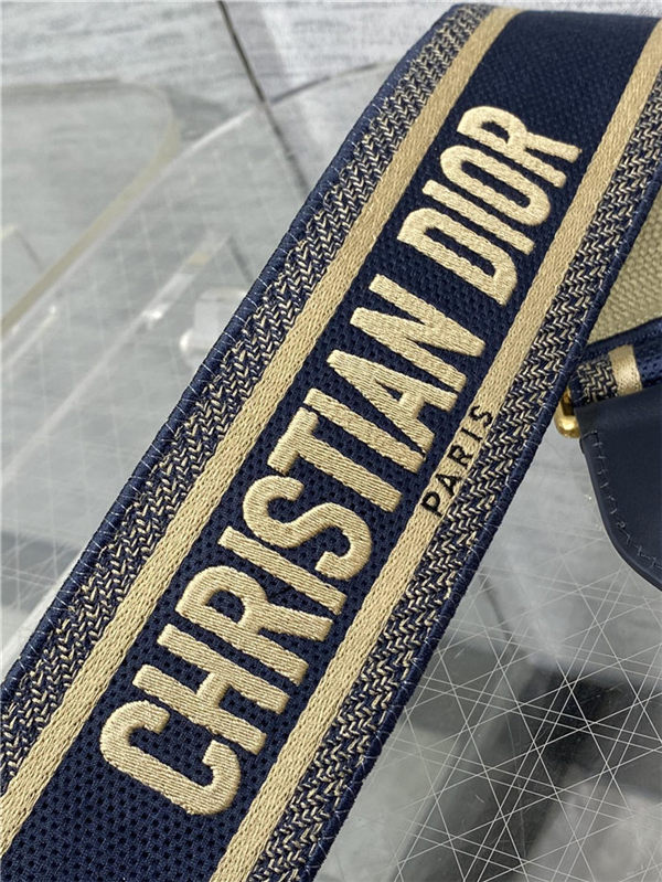 SHOULDER STRAP 'Christian Dior' Embroidery Blue High