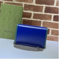 DIONYSUS MINI CHAIN WALLET 401231 Leather Blue High