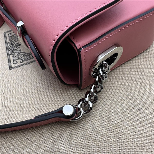 Gucci PETITE GG MINI SHOULDER BAG 739722 Leather Pink High