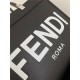 MEDIUM Fendi SUNSHINE Leather Shopper Black-White High