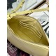 SADDLE SHOULDER POUCH Goatskin Yellow High