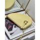 SADDLE SHOULDER POUCH Goatskin Yellow High