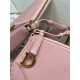 SADDLE SHOULDER POUCH Goatskin Pink High