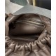 Squeeze bag SMALL in nappa lambskin Chocolate High