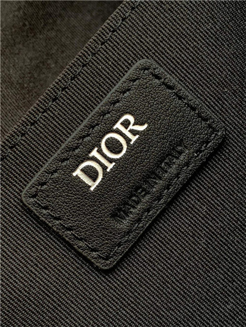 Dior Hit The Road Backpack Large CD Diamond Canvas Black High