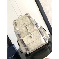 Dior Hit The Road Backpack Large CD Diamond Canvas Natural High