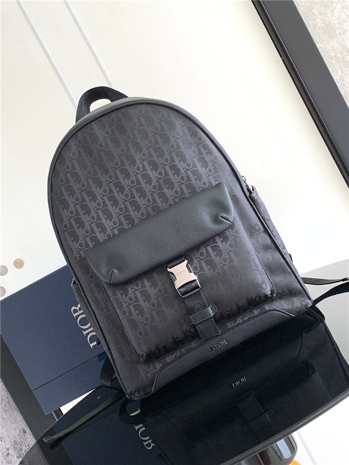 Dior Explorer Backpack Dior Oblique Mirage Technical Fabric and Grained Calfskin High