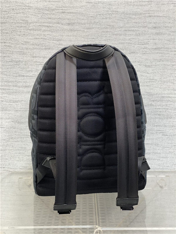 Dior RIDER BACKPACK Maxi Dior Oblique Jacquard Black High