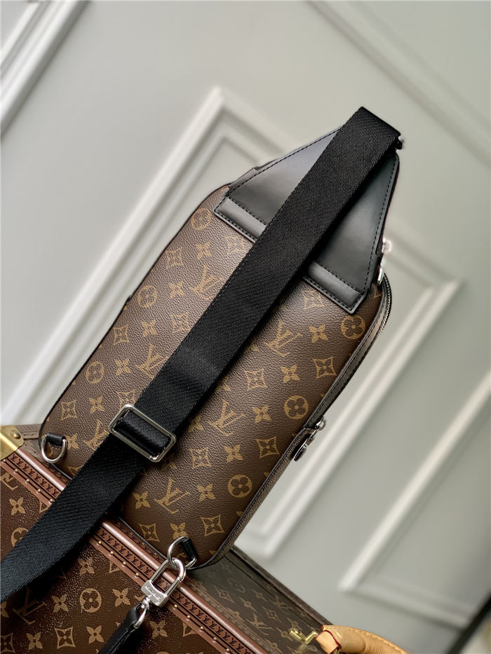 Louis Vuitton AVENUE SLING BAG NM Monogram Macassar M46327 High