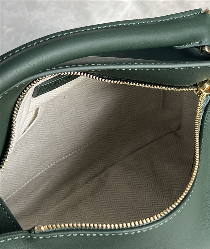 Small Puzzle bag in classic calfskin Bottle Green High