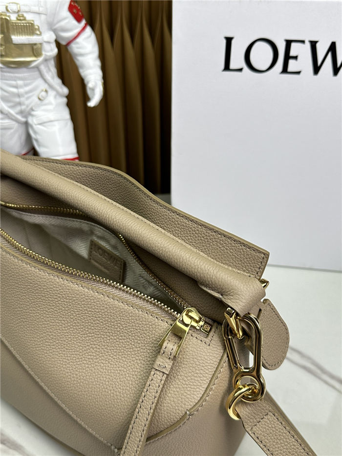 Small Puzzle bag in soft grained calfskin Sand High