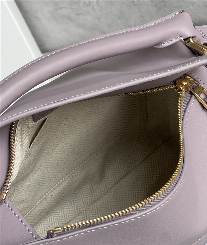 Small Puzzle bag in classic calfskin Pale Purple High