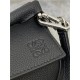 Mini Puzzle bag in soft grained calfskin Black High