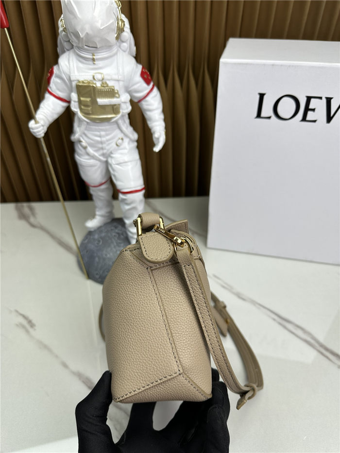 Mini Puzzle bag in soft grained calfskin Sand High