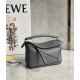 Mini Puzzle bag in soft grained calfskin Grey High