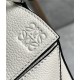 Mini Puzzle bag in soft grained calfskin White High