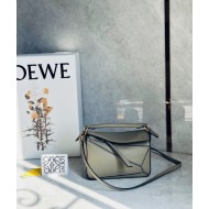 Mini Puzzle bag in soft grained calfskin Grey Green High