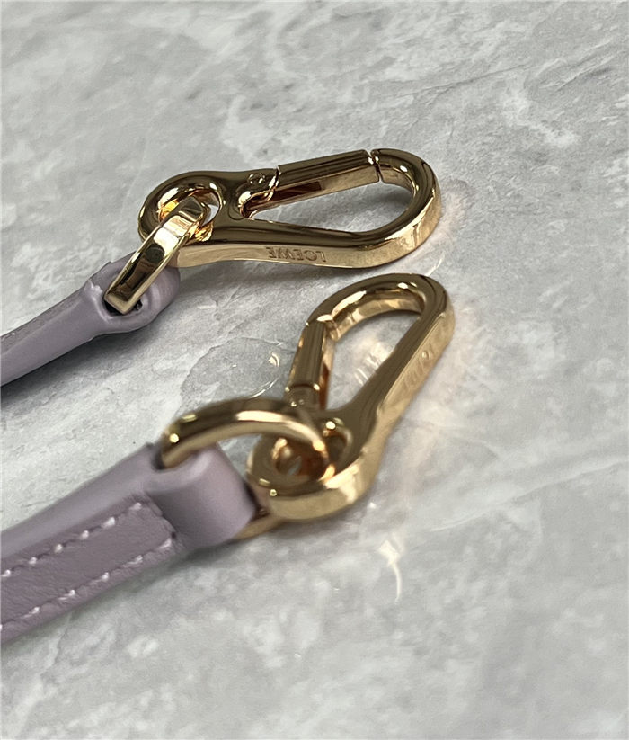 Mini Puzzle bag in classic calfskin Pale Purple High