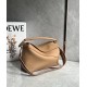 Puzzle bag 29cm in soft grained calfskin Caramel High