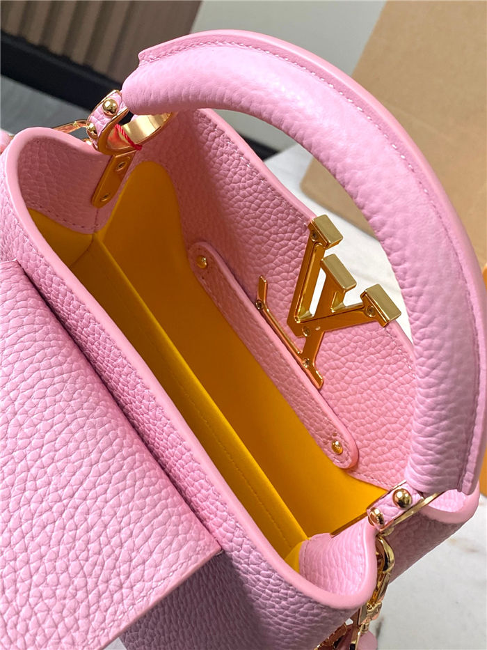 Louis Vuitton Capucines Mini Bag Taurillon Leather M23288 Pink High