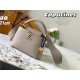 Louis Vuitton Capucines Mini Bag Taurillon Leather M55985 Taupe High