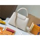 Louis Vuitton Capucines BB Bag Taurillon Leather M23083 White High