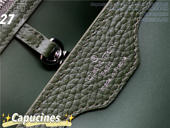 Louis Vuitton Capucines BB Bag Taurillon Leather M94517 Green High