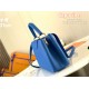 Louis Vuitton Capucines MM Bag Taurillon Leather M42259 Blue High