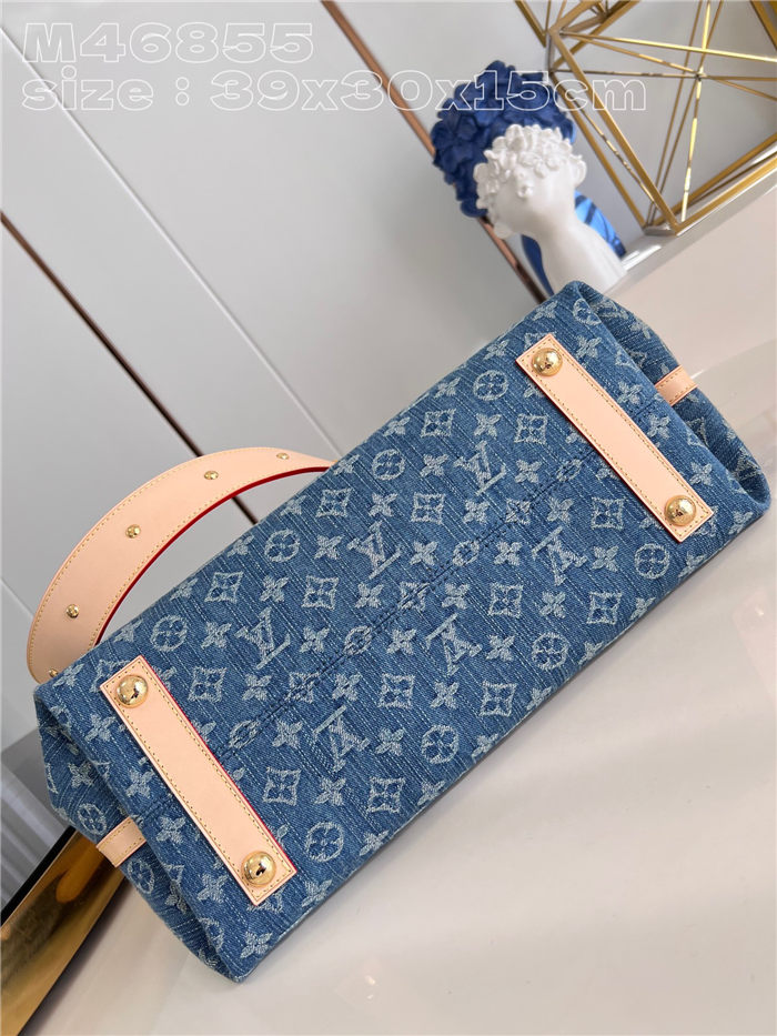 Louis Vuitton CARRYALL MM Monogram Denim M46855 High