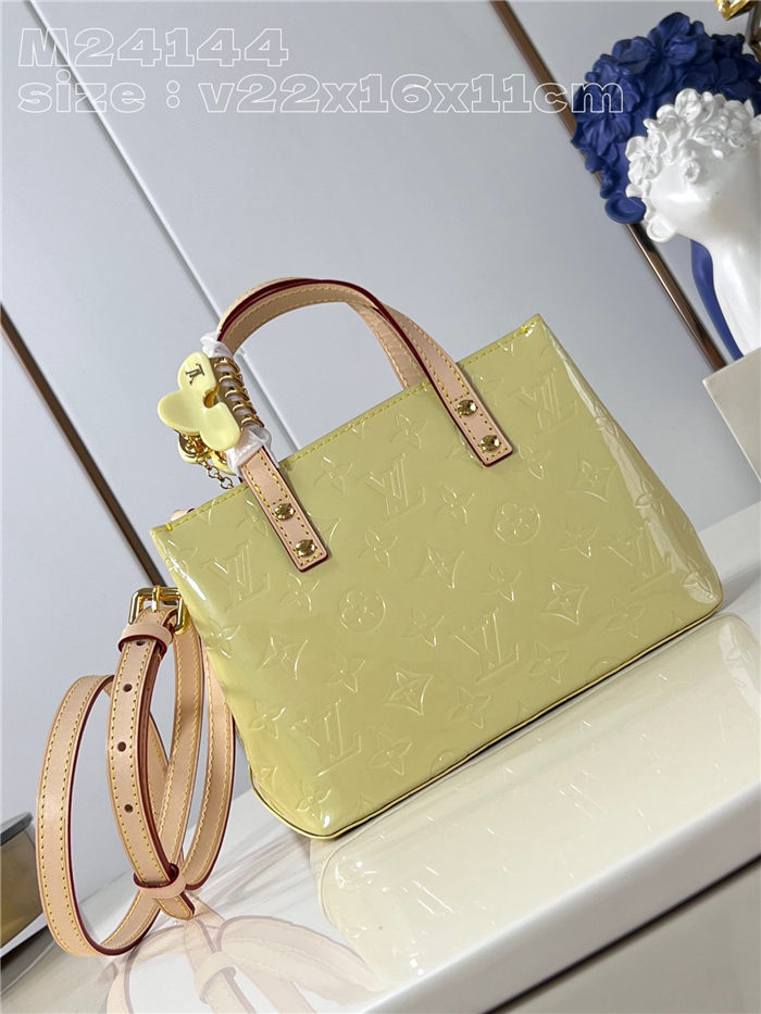 Louis Vuitton Reade PM Monogram Vernis M24144 Yellow High