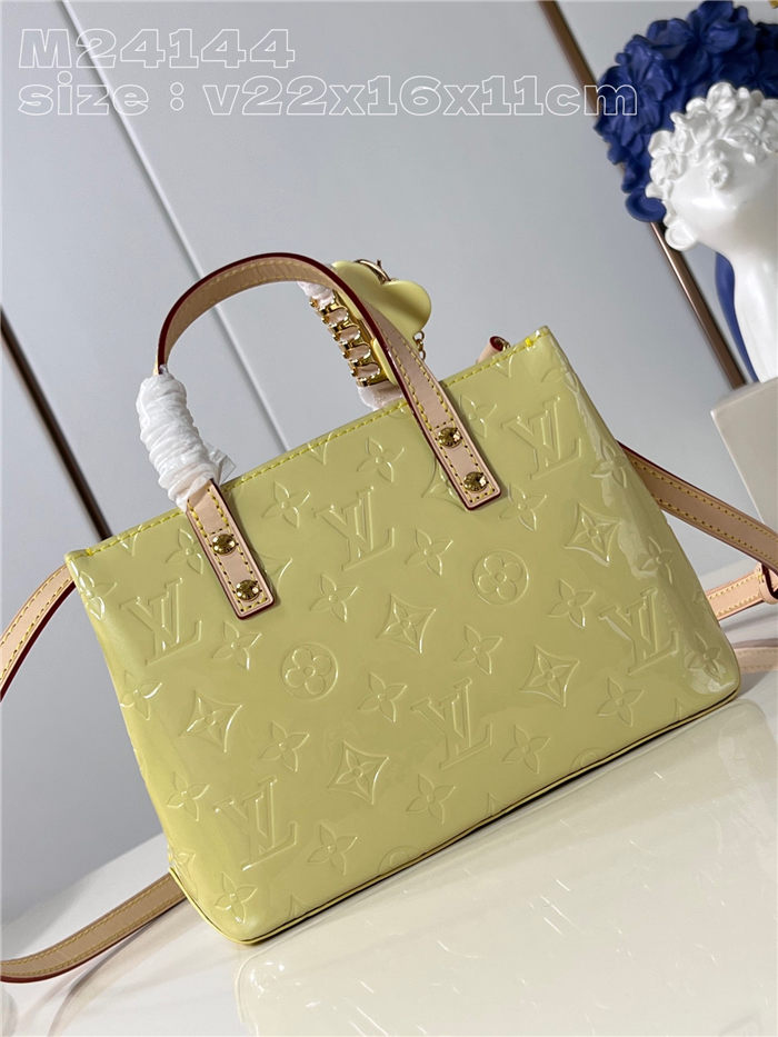 Louis Vuitton Reade PM Monogram Vernis M24144 Yellow High