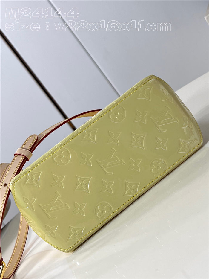 Louis Vuitton Reade PM Monogram Vernis M24144 Yellow High