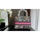 MEDIUM LADY D-LITE BAG Mexico Millefiori Embroidery High