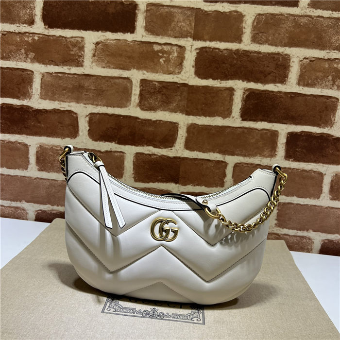 Gucci GG MARMONT SMALL SHOULDER BAG 777263 White High