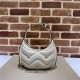 GG Marmont half-moon-shaped mini bag 770983 White High