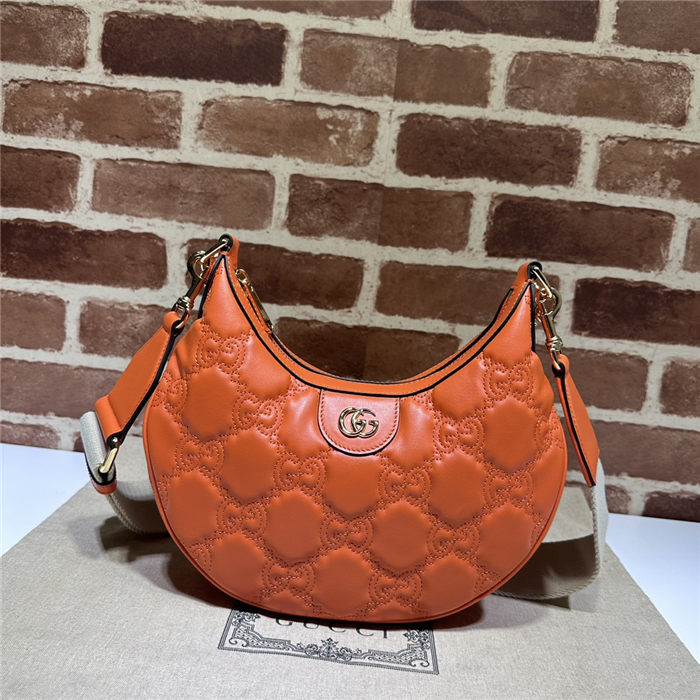 Gucci GG MATELASSÉ SMALL SHOULDER BAG 739709 Orange High