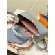 Louis Vuitton Capucines MM Bag Taurillon Leather M23199 Grey Blue High