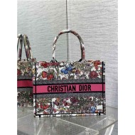 MEDIUM Dior BOOK TOTE Mexico Millefiori Embroidery High