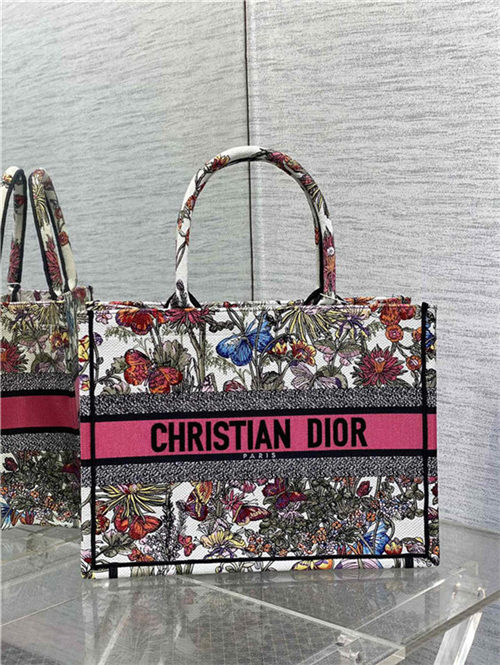 MEDIUM Dior BOOK TOTE Mexico Millefiori Embroidery High