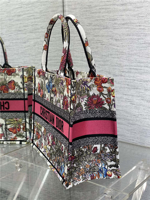 MEDIUM Dior BOOK TOTE Mexico Millefiori Embroidery High