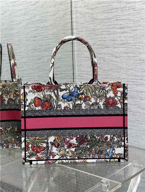 MEDIUM Dior BOOK TOTE Mexico Millefiori Embroidery High