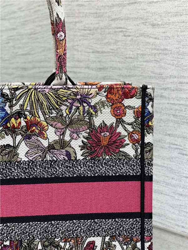 MEDIUM Dior BOOK TOTE Mexico Millefiori Embroidery High