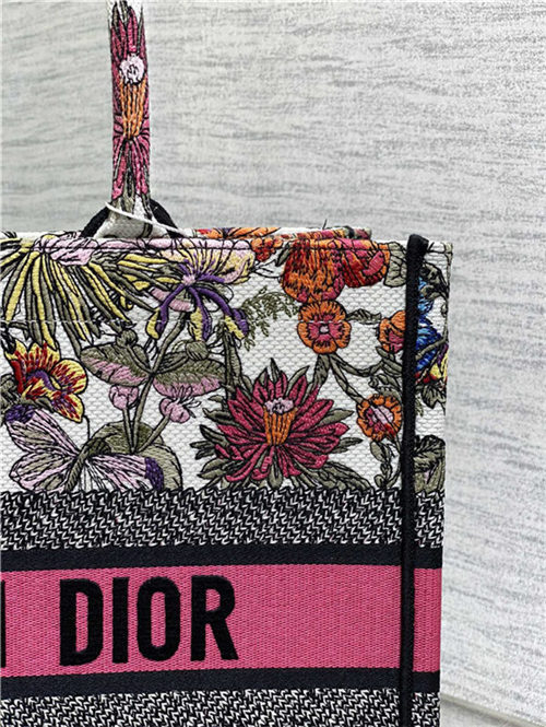 MEDIUM Dior BOOK TOTE Mexico Millefiori Embroidery High