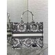 LARGE Dior BOOK TOTE Toile de Jouy Soleil Embroidery High